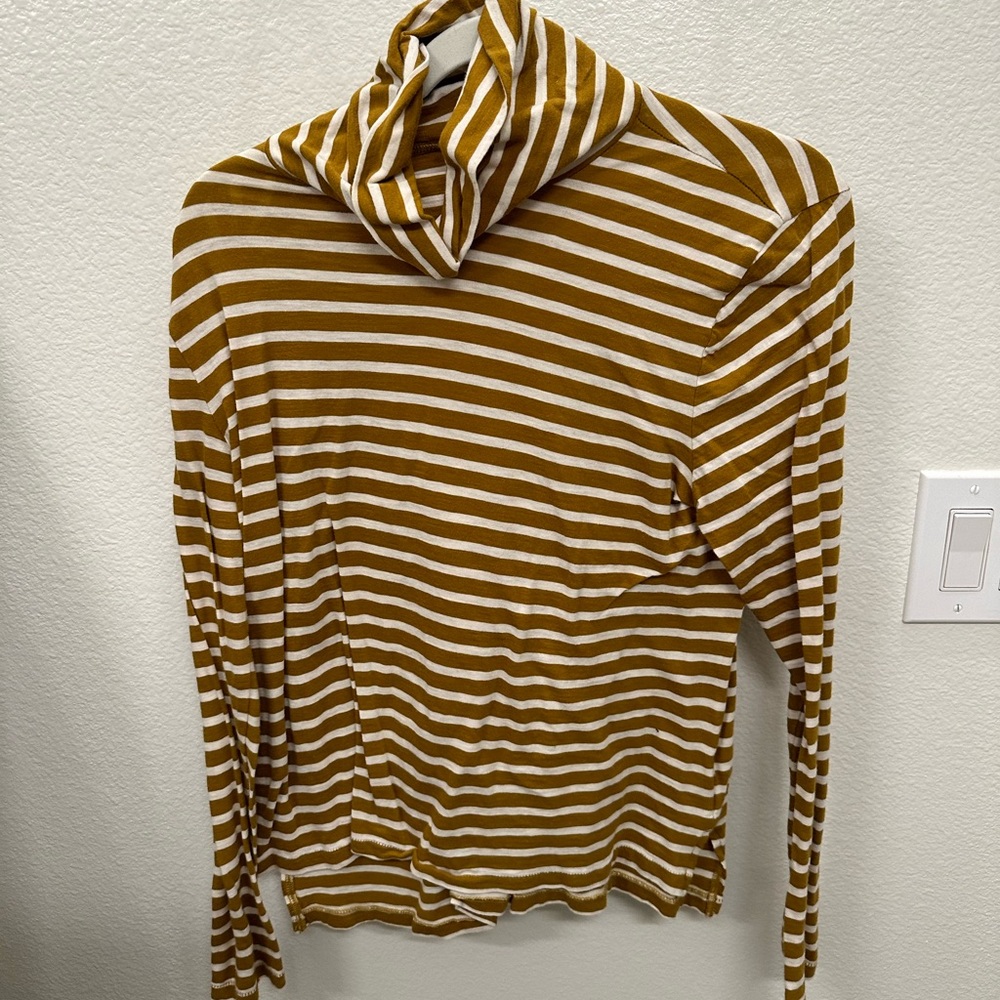 Madewell striped turtleneck